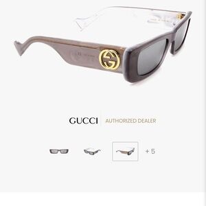 Gucci GG0516S Square Grey Sunglasses